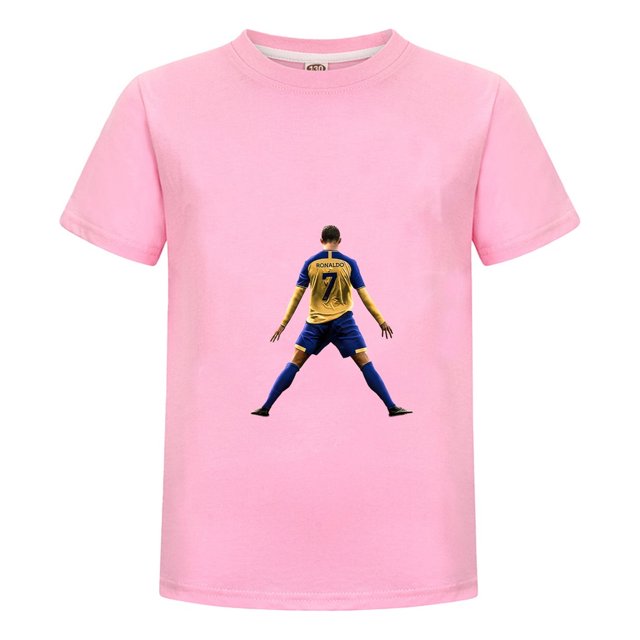 Ropa Infantil CR7 | Playera de Cristiano Ronaldo con Estampado Futbolístico para Niño Niña
