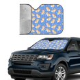 thumbnail image 4 of Disketp Windshield Sun Shade, Car Sun Shade For Front Window Kawaii Corgi Sunshades Sun Visor Protector Blocks Uv Rays Foldable, 4 of 9