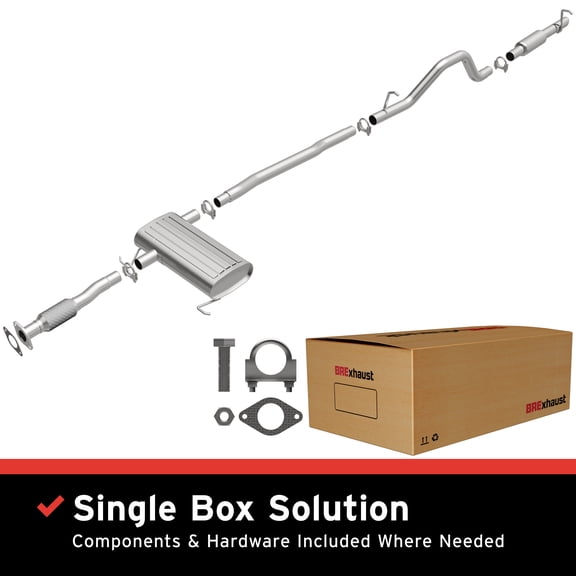 BRExhaust OE Replacement Exhaust System Kit 106-0221: Compatible with 2004-2007 Ford Freestar 3.9L, 2004-2007 Ford Freestar 4.2L, 2004-2007 Mercury Monterey 4.2L