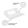 thumbnail image 4 of Acrylic Router Bracket Easy To In Floating Router Dvd Player D Rack Router Shelf For, 4 of 5