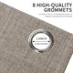 thumbnail image 5 of Cortinas Blackout Joydeco Burg 229 cm 100% Opacas 2 Paneles, 5 of 8