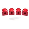 Rugged Ridge 18367.16 Suspension Stabilizer Bar Bushing Kit, Rear, Red, 5/8 Inch; 84-01 XJ Fits select: 1984-2001 JEEP CHEROKEE