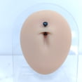 thumbnail image 3 of 14G Titanium Floating Belly Button Rings for Women Flat Back Belly Rings 12mm Belly Piercing Jewelry, 3 of 5