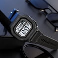thumbnail image 4 of Quartz Digital Sports Watch Alarm Chronograph Waterproof Luminous Timer Multi Function Durable Shock Resistant Easy Setup, for Running Gym Hiking Camping Outdoor Sports School Study Daily Wear, 4 of 5