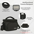 thumbnail image 2 of Cwatcun Camera Bag Travel Camera Shoulder Bag Water-resistant Shock-proof Camera, 2 of 8