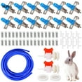 thumbnail image 1 of Kit de bebedero automático para conejos, incluye manguera de 5/16", bebederos de tetina, conectores dentados con rosca G1/2", conectores en T, resortes y juntas, sistema de bebedero automático para co, 1 of 6