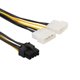 thumbnail image 3 of Likrtyny 18 Cm 8 (6 + 2) Pines A Doble 4 Pines Gráficos Tarjeta Video Cable Adaptador Cable Alimentación, 3 of 3