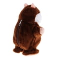 thumbnail image 4 of Grabación de voz de hámster con pilas para aprender para niños marrón oscuro Marron oscuro Zulema Talking Hamster Toy, 4 of 8