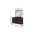 thumbnail image 5 of 5PC Queen Bedroom Set, Bluetooth Speakers and LED Headboard / Practical Bedroom Furniture, 5 of 6