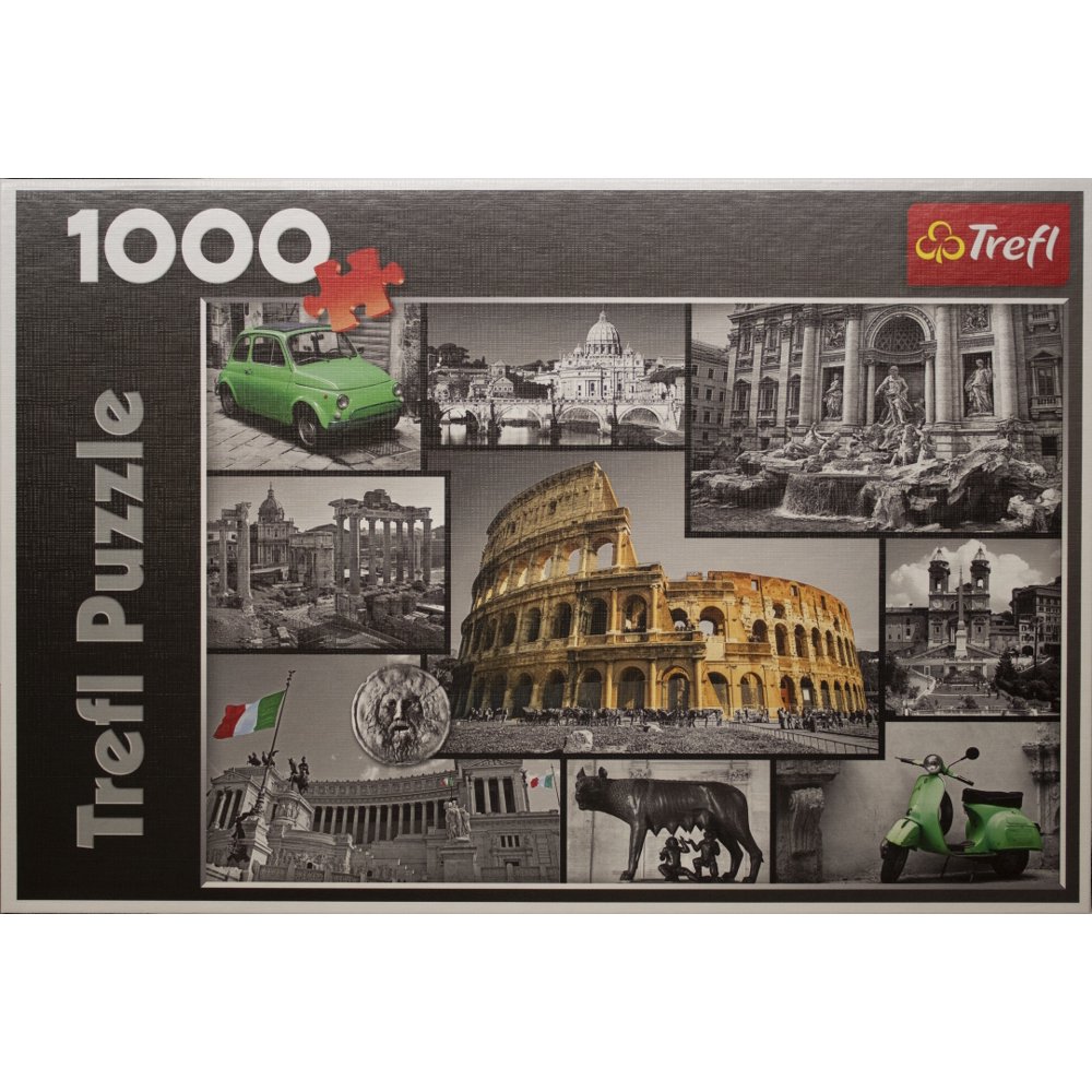Trefl Jigsaw Puzzle Rome Collage (1000 Pieces)