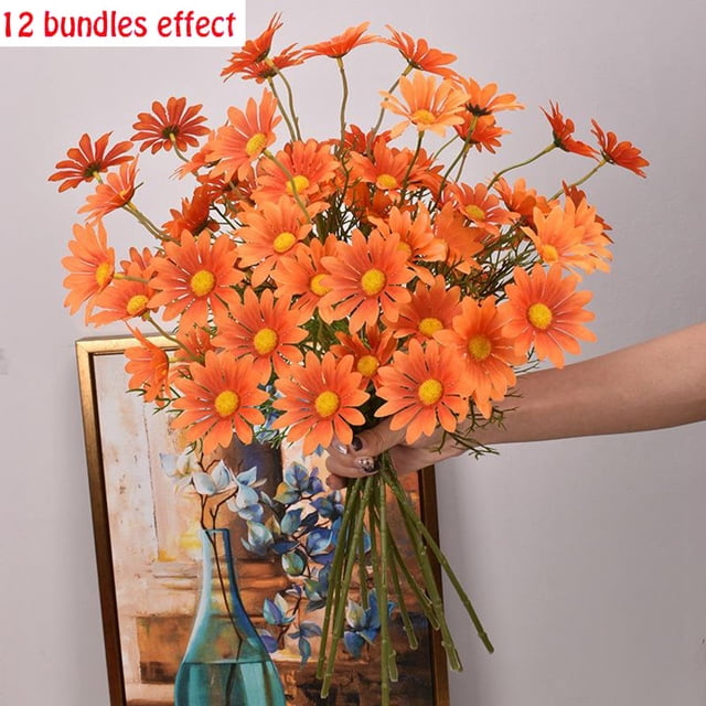 Artificial Silk Daisy Flowers Bouquet Wedding Xmas Party Home Coffee Shop Decor