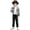 Silver’, variant on Kids Dance Clothes Jacket + Pants + Glasses + Hat+ 2pc Gloves Boys 80s 90s Stage Outfits Party Dress Up Size 3-5 Years,Silver