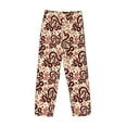 thumbnail image 5 of Goofa Snake Printed Soft Pajama Pants for Men, Wide Leg Comfy Casual Lounge Yoga Pants-Large, 5 of 9