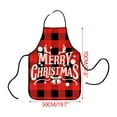 thumbnail image 3 of Festive Chef Apron - Christmas Cooking Apron for Women/Men, Gift for Bakers with Adjustable Ties and Large Pocket, Holiday Themed Kitchen Apparel‌, 3 of 5