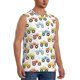 thumbnail image 2 of Balery Cartoon Monster Trucks Camisetas sin mangas para hombre, absorbe la humedad y protege contra el mal olor.-3X-Large, 2 of 7
