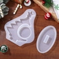 thumbnail image 4 of ELAYARD Large Silicone Mold for Christmas Tree & Heart Photo Frame Shapes, Perfect for Epoxy Resin Crafts, 1 Set, 4 of 9