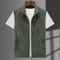 thumbnail image 5 of Kureaily Men's Casual Lightweight Outdoor Fishing Work Travel Photo Vest Jacket Multi Pockets, 5 of 7