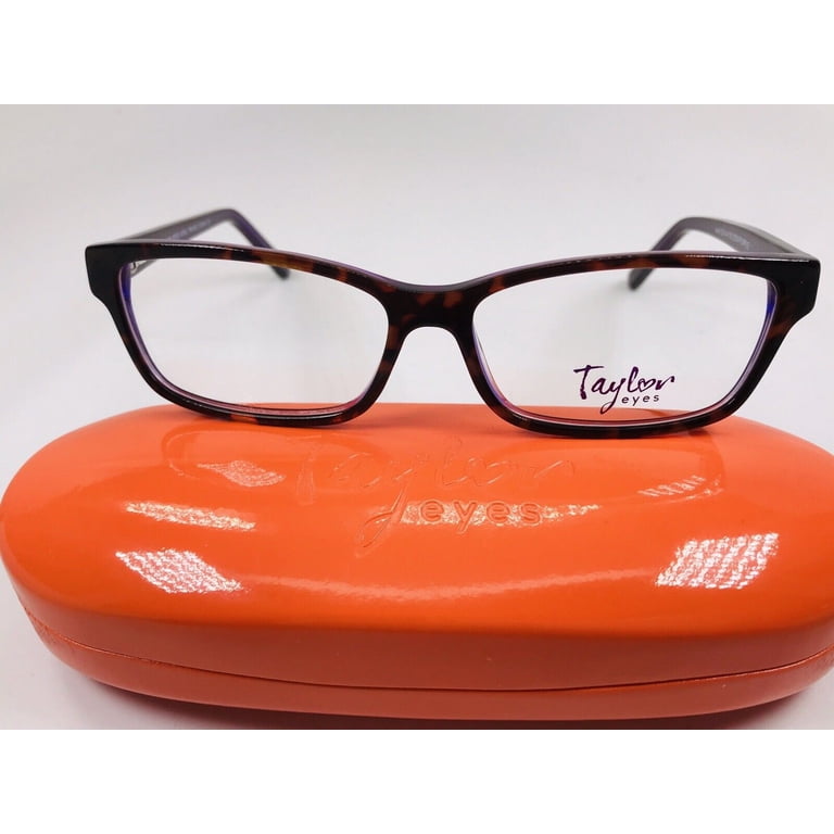 NEW Taylor Eyes Demi & Purple AVRIL Eyeglasses 53mm with Case NEW Taylor Eyes Demi & Purple AVRIL Eyeglasses 53mm with  main image 2