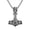 1, variant on Vintage Thor's Hammer Necklace, Norse Mjolnir Pendant 22"+2" Chain, Father's Day Gift for Him