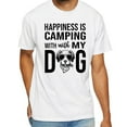 thumbnail image 2 of Happiness Is Camping with My Dog T-Shirt, 2 of 5