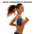 thumbnail image 4 of Running Phone Armband, Sweatproof Workout Phone Holder - black, 4 of 5