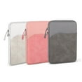 thumbnail image 3 of Tablet Bag Nylon Carry Case Waterproof Laptop Protective Sleeve Mouse Earphone Organizer Pack Replacement for 7.9-10.8 Inch Pink, 3 of 9