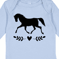 thumbnail image 4 of Inktastic Horse Gifts for Girls Girls Long Sleeve Baby Bodysuit, 4 of 5