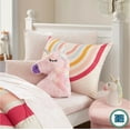 thumbnail image 4 of Your Zone Unicorn Decorative Pillow for Kids, Pink, Spot-Clean, 16" H, 4 of 6