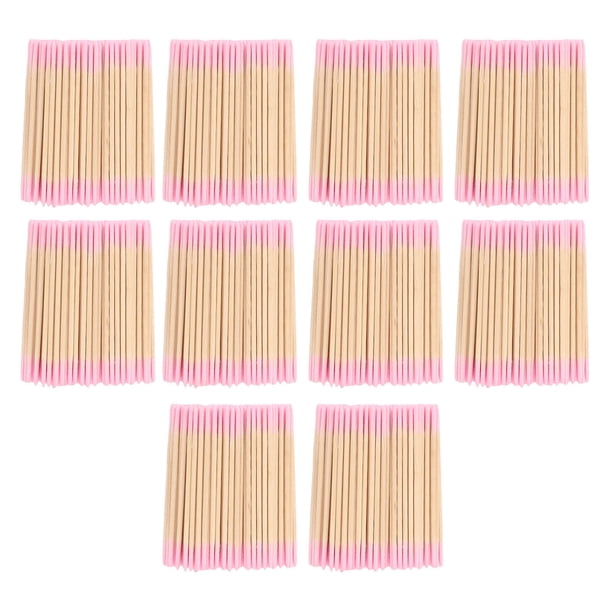 Hisopos De Algodón Con Punta Puntiaguda, Hisopos Multiusos Con Punta De Doble Punta, Herramienta De Belleza, 10 Bolsas, Amplias Aplicaciones Para Maquillaje
