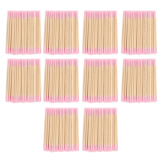 Double Pointed Cotton Swabs, 10 Bags Beauty Tool Precision Tip Swabs Multipurpose Keyboard Phone Cleaning Nail Polish Remover Swab for Makeup