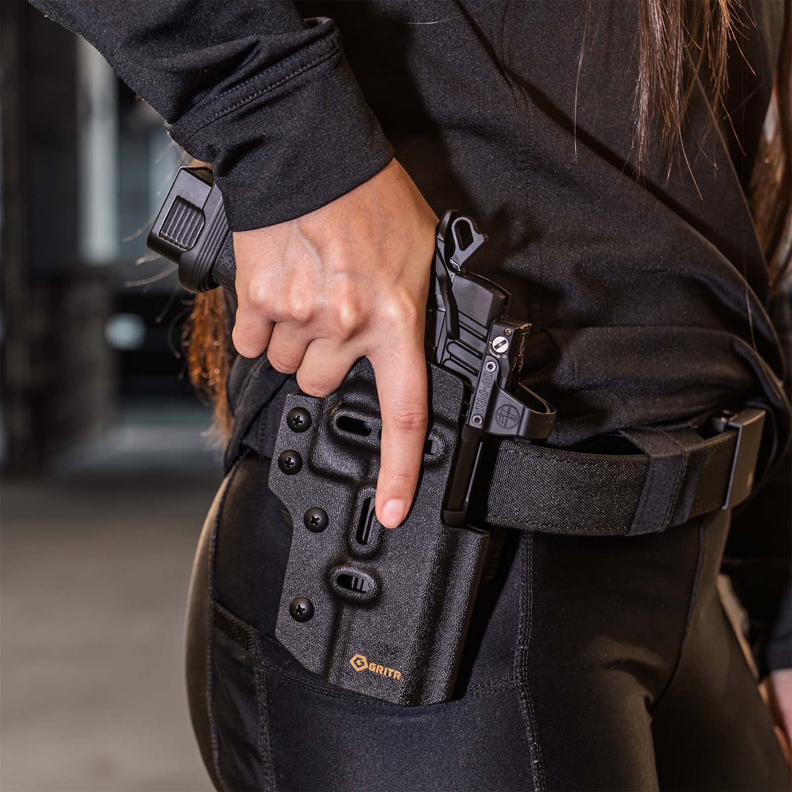 GRITR Ambi OWB Kydex Holster; Fits Staccato P/XL/XC