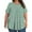C_ Green, variant on Stylish Olyvenn Womens Plus Size Pleated Tops Hide Belly Polka Dot Flowy Shirts Casual Loose Tunic Short Sleeve Elegant Trendy Dressy Blouse Red L