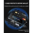 thumbnail image 3 of Xils RFID Blocking Card 4 Pack, Bank Debit Credit Card Protector, Anti-Theft Contactless NFC Blocker, Entire Wallet Protection, 3 of 7
