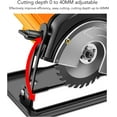 thumbnail image 4 of Angle Grinder Stand, Adjustable Cutting Bracket Grinder Holder Cutter Support Protective Cover 0-45° Angle Grinder Accessories Cover for 100 to 125mm Angle Mill (Set 1), 4 of 8
