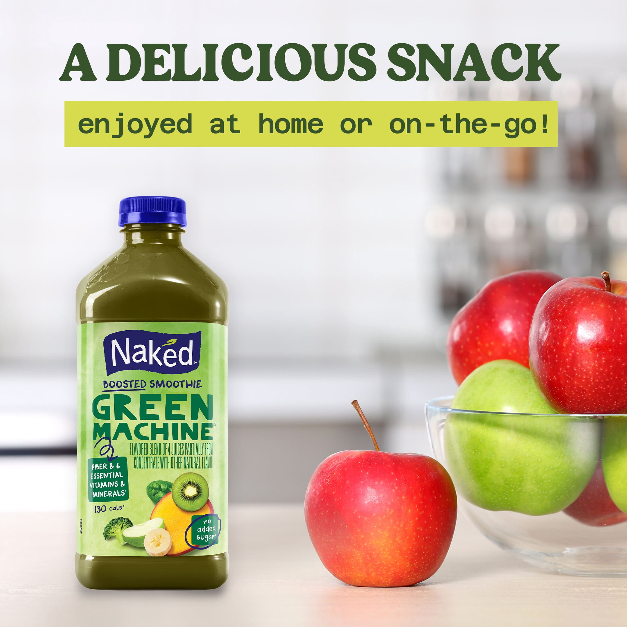 Naked Boosted Smoothie Green Machine, 46 fl oz Bottle