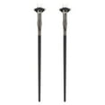 thumbnail image 3 of Fan Eyelash Brush, Firm Enhance Lower Lashes  Application Fan Mascara Brushes Double Layer Prevent Clumping 2pcs  For Home, 3 of 8