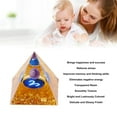 thumbnail image 4 of Pyramide Orgone, Pyramide de Méditation en Résine de Chakra pour Énergie Positive, 4 of 8