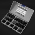 thumbnail image 5 of Kit surtido de 600 arandelas planas de nailon negras, 9 tamaños: M2, M2,5, M3, M4, M5, M6, M8, M10, M12, 5 of 5