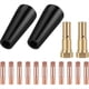 thumbnail image 5 of Kit de Soldadura MIG de 15 Piezas, Puntas de Soldadura de Latón de 0,8/0,9 mm, Accesorios de Repuesto para Soldador Compatibles con Weld 261308 306, 5 of 8