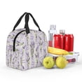 thumbnail image 5 of Sikiie Lavender Flowers Lunch Bag for Women & Men Adult Insulated Lunch Box, Food Lunch Containers Lunch Tote Bags for Work, Travel, Outdoor, 5 of 8