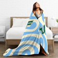 thumbnail image 5 of Clipart USF Bulls Logo Ultra-Soft Micro Fleece Blanket Soft Comfortable Flannel Blanket Available for Bed Couch Living Room, 5 of 8