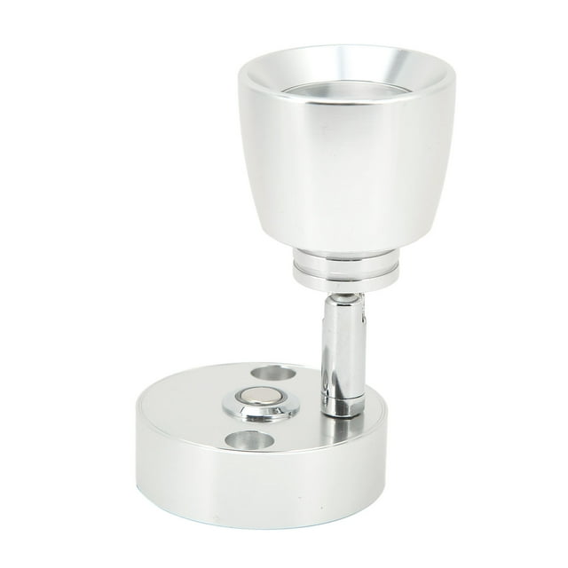 Luz de lectura LED para RV, interruptor de atenuación, puerto USB, montaje en pared, luz Interior de coche para caravana, Camper, barco, plateado, blanco neutro
