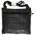 thumbnail image 2 of Soft Leather Cross Body Bag Purse Shoulder Bag 5 Pocket Organizer Micro HandbagTravel Wallet Multiple Colors HN907 (C), 2 of 47
