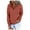 Orange, variant on NAFUU Womens Hoodies Pullover Tops Fashion Casual Button Down Drawstring Long Sleeve Sweatshirts Fall Clothes With Pocket Fashion Clothes Hoodies