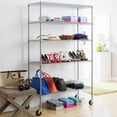 thumbnail image 5 of TRINITY 5-Tier Outdoor Wire Shelving Rack | 48" X 18" X 72" | Nsf | Includes Wheels | Gray, 5 of 5
