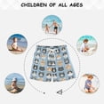 thumbnail image 6 of FORMRS Boys Swim Trunks Quick Dry Mesh Liner Boardshorts Sizes XS-XL, Cartoon Cute Cat, 6 of 7
