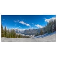thumbnail image 2 of Austrian Alps Seen From Ski Slope - Landscape Canvas Art Print, 2 of 3