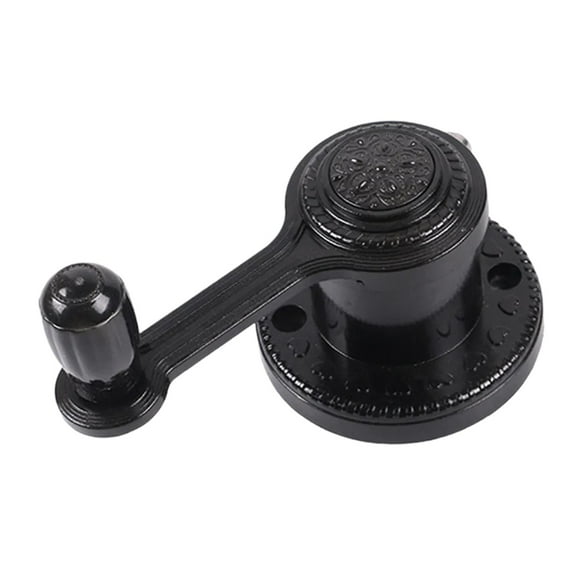 Percha Elevadora de Ropa con Manivela Manual, para Tendedero, Repuestos de Fácil Instalación, Metal Incorporado, Cuerda de Acero de 1,8 M de Repuesto. negro