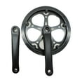 thumbnail image 1 of Juego de bielas para bicicleta, plato único, juego de bielas para bicicleta ligero, cono cuadrado, para bicicleta plegable, bicicleta de carretera Negro, 1 of 8