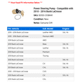 thumbnail image 2 of Power Steering Pump - Compatible with 2010 - 2016 Buick LaCrosse 2011 2012 2013 2014 2015, 2 of 2